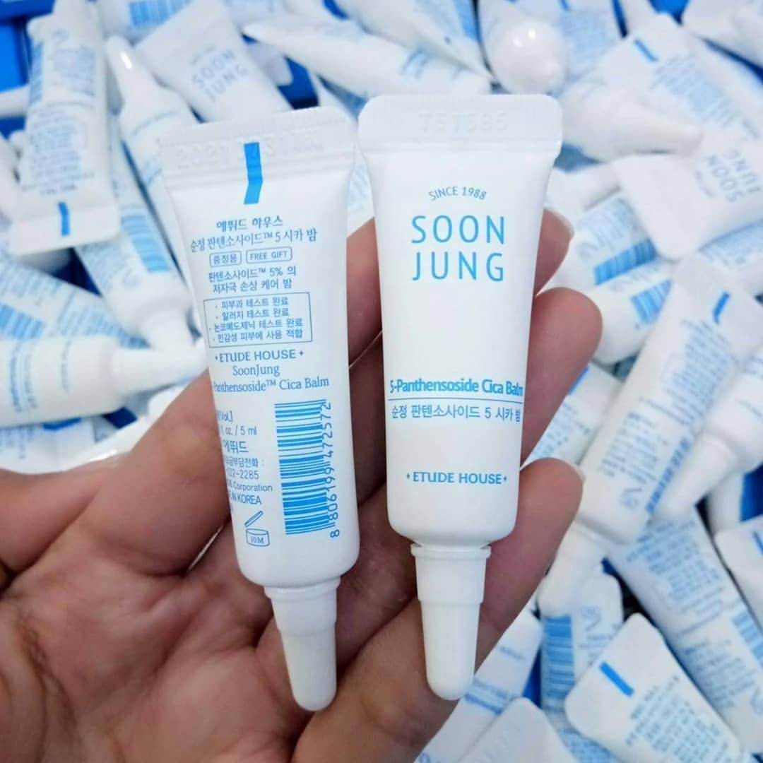 Etude House Soon Jung 5-Panthensoside Cica Balm 5ml. 